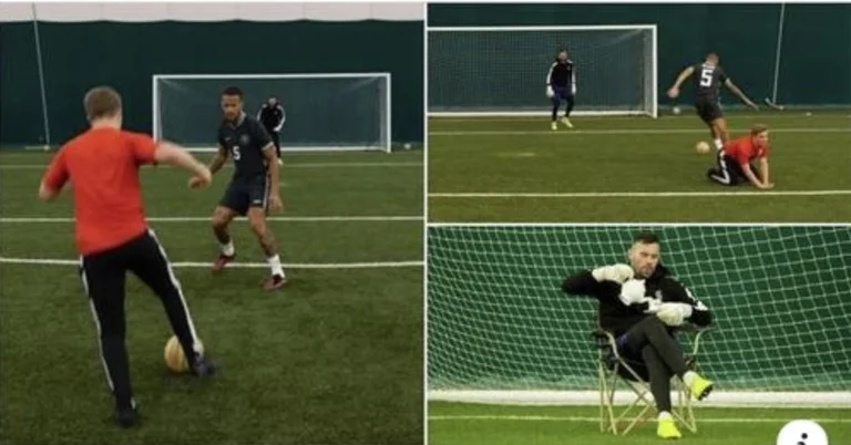 Le persone comuni fanno 50 gol contro i difensori PL e portiere, ecco quanti gol hanno segnato.