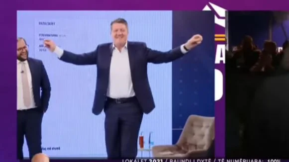 Milaim Zeka ne retient pas, je danse avec des tupans au milieu d'un débat en direct (Vidéo)