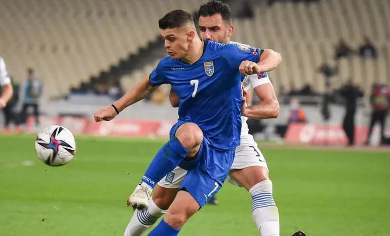 Kosovo consigue un punto en Grecia Égrova mejor en los Dardanianos