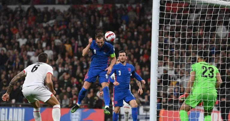 La película de terror en los primeros 45 minutos de Wimbledon implicax1 Inglaterra tiene cinco objetivos de superioridad sobre Albania