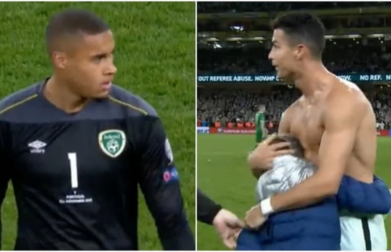 Ronaldo ha dato il ventilatore a una giovane ragazza la risposta del portiere ha promesso che la fanella diventa un virale online