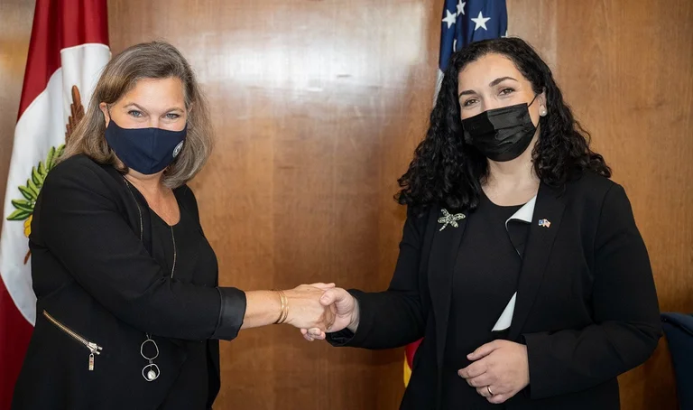 Vjosa Osmani manages to meet US Undersecretary of State: She thanks him for Afghan refugees