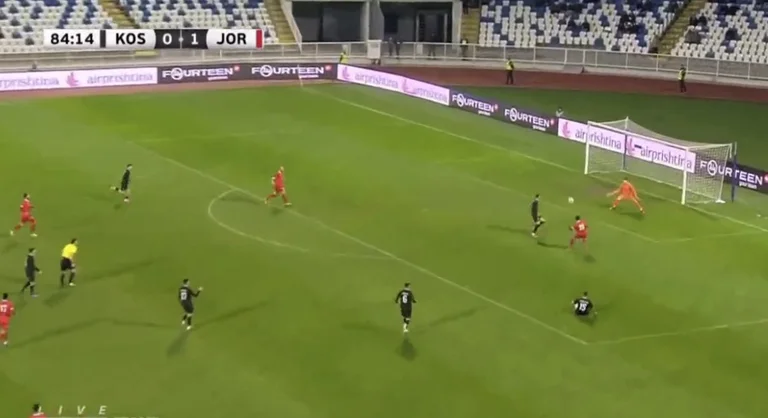 Horrible mistake by Vojvoda, Jordan also marks second Kosovo among the legendary Fadil Vokrritín