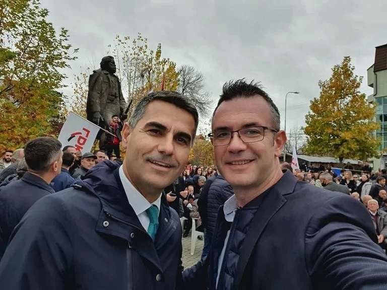 Xhafer Tahiri gets support from Albania, Gerti Bogdani DP honours Vushtrri chairman's work