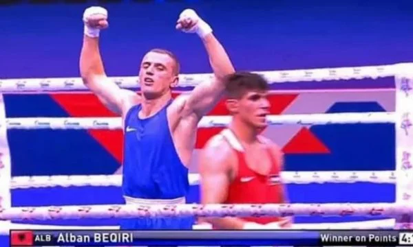 Albanian boxer who won bronze in Serbia: Very high emotion to raise Albanian flag between Belgrade