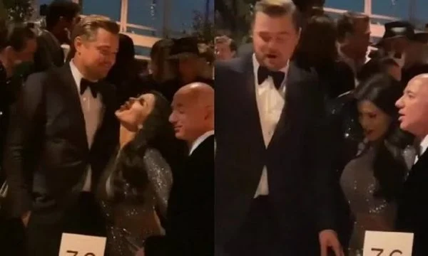 Jeff Bezos reacciona después del vídeo viral de su novia con Leonardo Di Capion