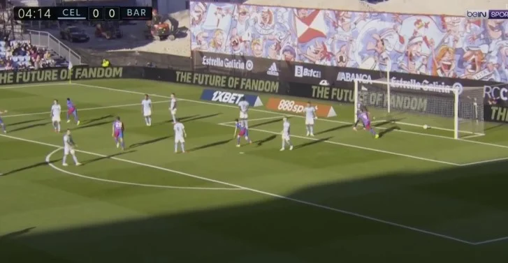 Es dauert nur fünf Minuten, um das Celta Vigon, das Supergo von Ansu Fate zu schütteln