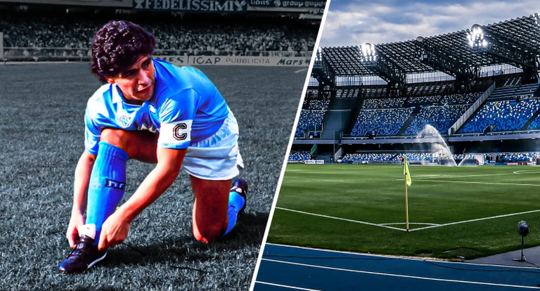 This is how legends are honored: Naples creates personal fans in honor of Maradona