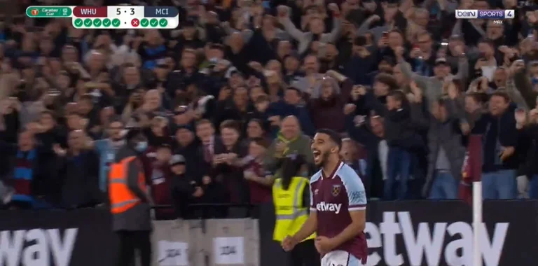 Man City es derrotado por West Ham después de la ejecución penal, eliminado por Carabao Cup