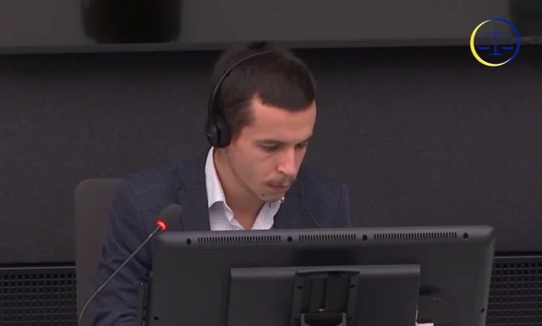 Il giornalista editoriale Halil Berisha testimonia oggi