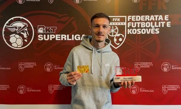 Ermal Krasniqi, XI settimana star in Superleague