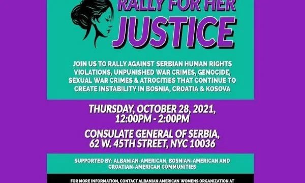 Albanian community to organise protest before Serbia's consulate in New York on 28 October