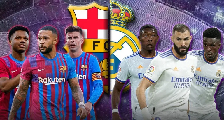 The biggest match on the planet called Earth: Official formations published by El Classicos