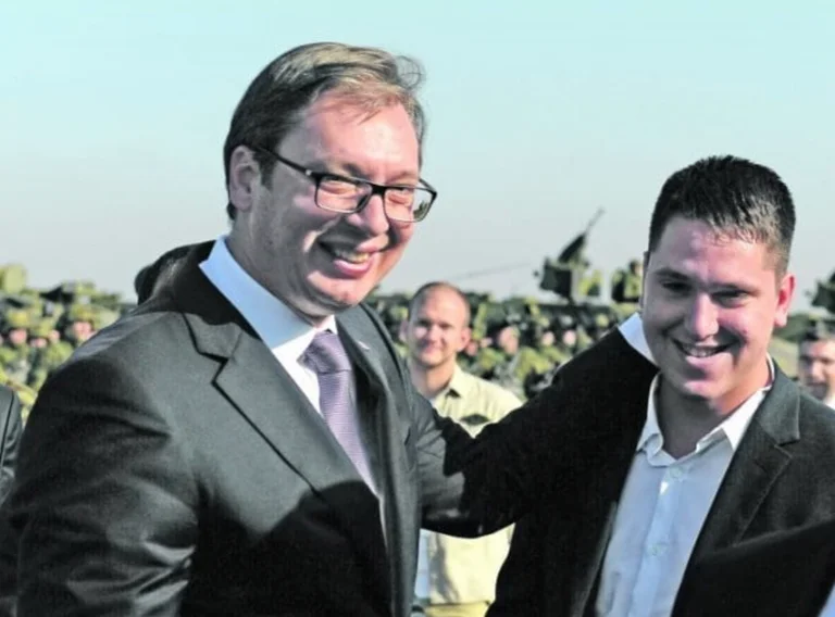 Serbian media: Vuciqi's son gave money to a war crimes convict