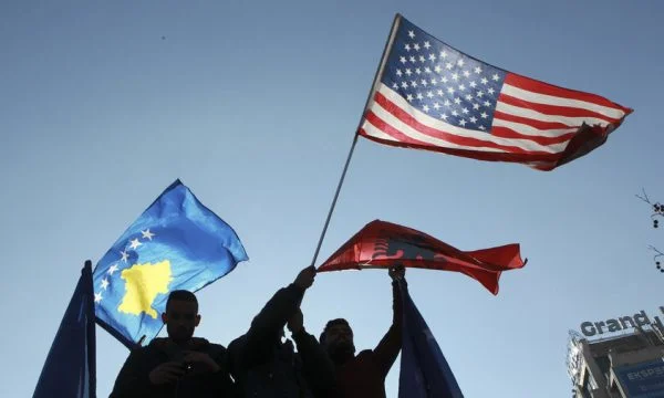 States that mostly support US policy, where Kosovo ranks