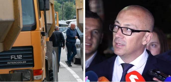 Confirmado: la compañía del ministro de gobierno de Kurti Goran Rakic estableció barricadas en el norte