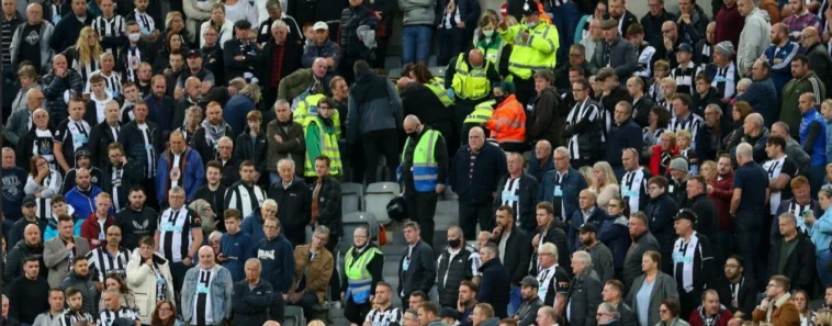 Newcastle entdeckt Details des Fans, der während des Spiels einen Herzinfarkt im Tribut erlitt