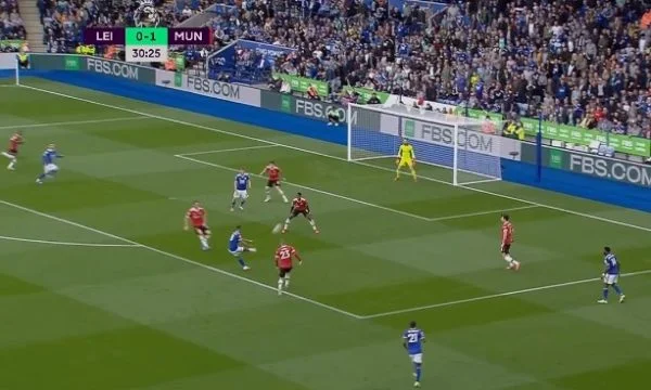 Es dauert nicht Man United's Party, Leicester gleicht Tillemans