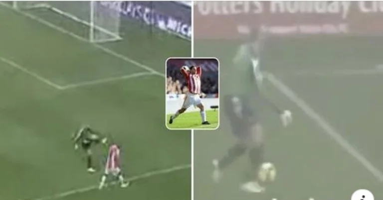 Rory Delap's handsets were so scary that the opponent decided to throw the ball for the corner rerun.
