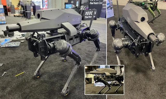 El perro se dispara a 1200 metros.