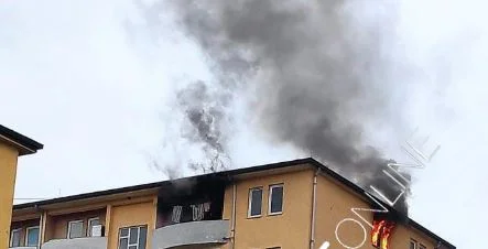 Quemar un piso en Fushe Kosovo