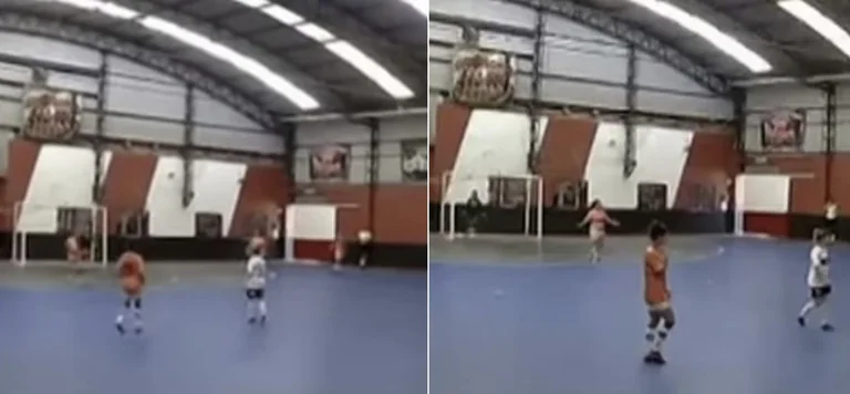 El premio para los medios de comunicación del día va a las damas del club de fútbol: Su movimiento durante el partido es simplemente desagradable.
