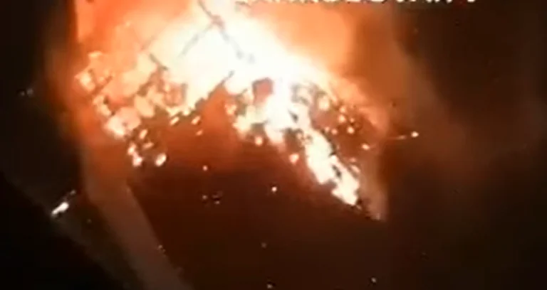 Fuoco incendi una casa in Emshire