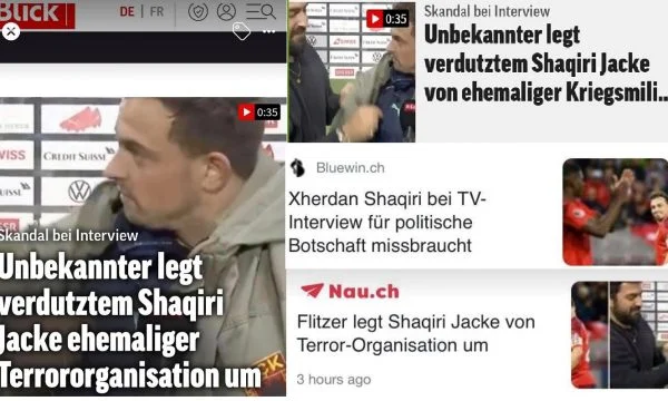 Schweizer Albaner reagieren auf Schweizer Zeitung im Fall Shaqiri