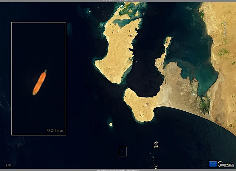 Perdita di olio: Tanker bloccato sul Mar Rosso può lasciare milioni senza acqua