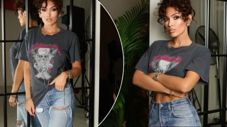 Nora Istreff brings new photos, amazing with body lines