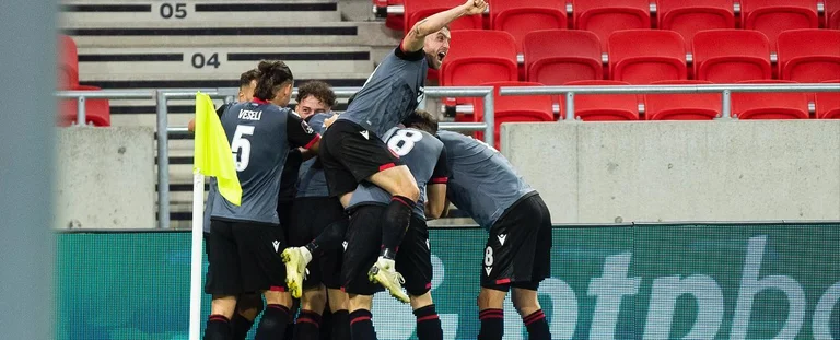 Albania plays finale in Air Albania. victory over Poland vital to these qualifications.