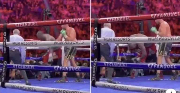 Tyson Fury's Coach veröffentlicht Bilder von der Ecke des Rings im Moment Deony Wilder wurde nominiert