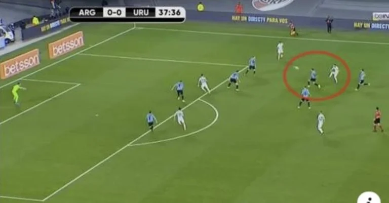Lionel Messi marca el 80o gol con Argentina contra Uruguay, y es absolutamente sensacional