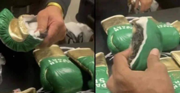 Wilder wird lächerlich. Er bat, Furys Handschuhe abzureißen, um zu sehen, ob es etwas in ihnen gibt.