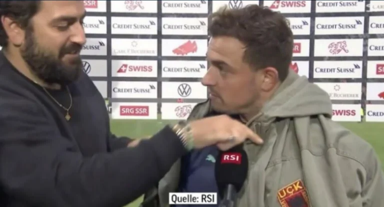 Serbo media: Foretold Shaqiri intervista con la famosa giacca KLA