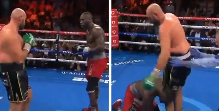 Nadie habla del primer golpe: Fury hizo a Wilder rodilla con esta brutal derecha