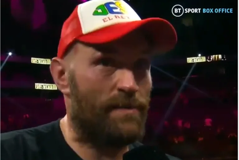 Dies sind Tyson Furys Worte nach dem brillanten Triumph der Wilder Met