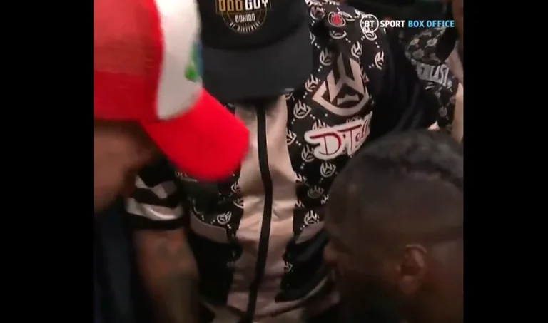 A loser and idiot no one could believe Wilder's behavior after Fury went to comfort him.