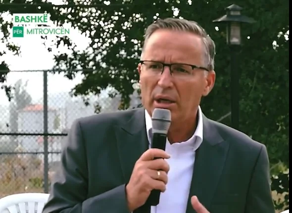 Bedri Hamza con confessione emotiva mostra la sua candidatura per Mitrovica (Video)