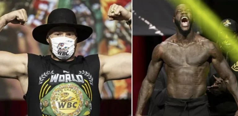 Tyson Fury entra en la mech Triológica Wilder de 20 libras