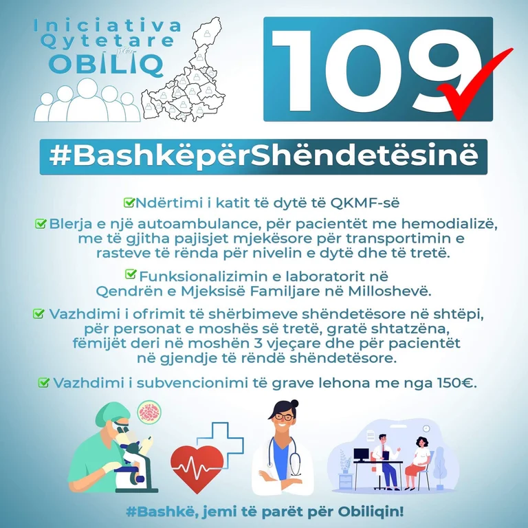 Xhafer Gashi presents top health priorities