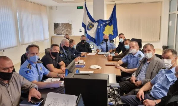 Polizei in Ferizaj naughtrej Flagge: Es gibt einen Rückgang der Kriminalität im Allgemeinen