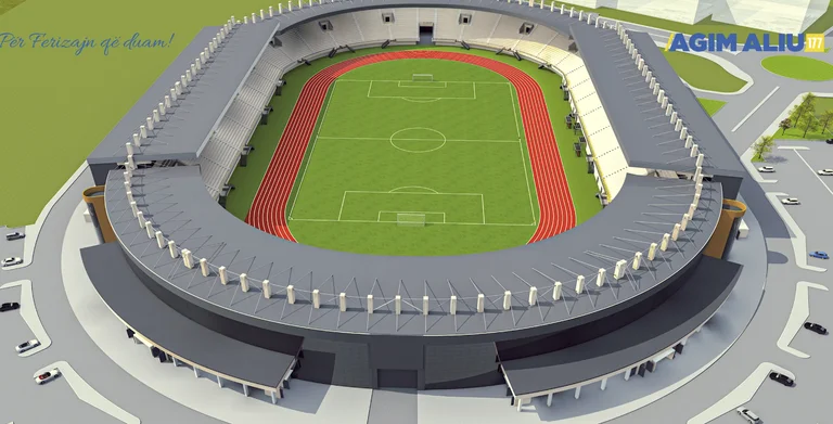 Agim Aliu expands sports platform and presents new city stadium project