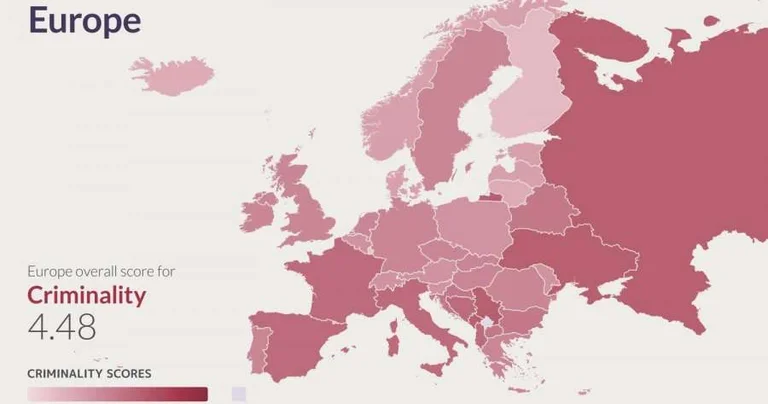 Krimi i Organizuar: Kosova zë vendin e 13 në Evropë, Turqia të parin, Serbia të tretin