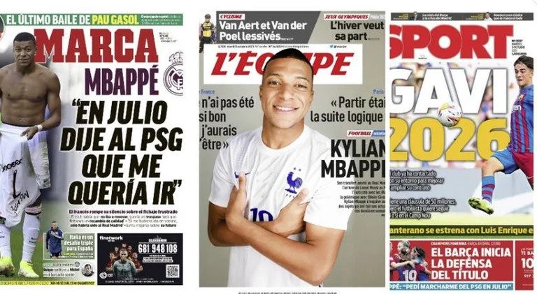Vazhdon saga Real-Mbappe: Francezi zë ballinat e medieve spanjolle këtë mëngjes