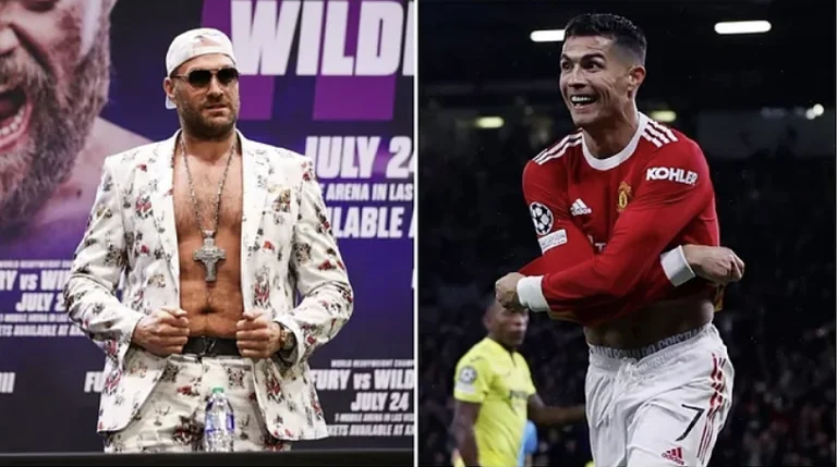 Tyson Fury paralajmëron Ronaldon: Mançesteri nuk është mjaftueshëm i madh për të dy ne