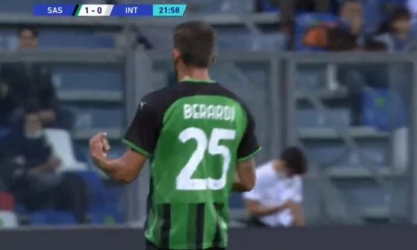 Sassuolo në epërsi ndaj Inter – realizon Berardi