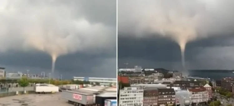 Tornado golpea al norte de Alemania, también hay heridos!