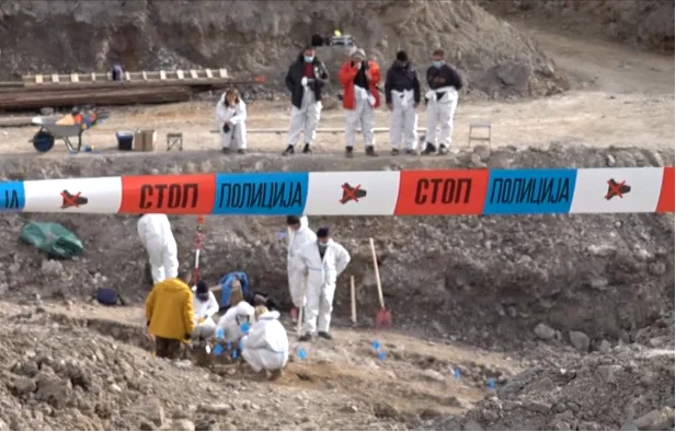 Detalles de las excavaciones de Rashka: 10 víctimas exhumaron hasta ahora