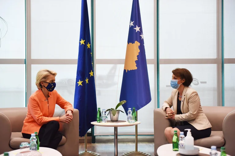 Gervala erwartet bei der Begegnung von Von der Leenen über die Reise des Kosovo in die EU